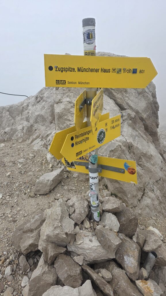 Germany — Zugspitze (2,962 m): Seven Hours in the Rain