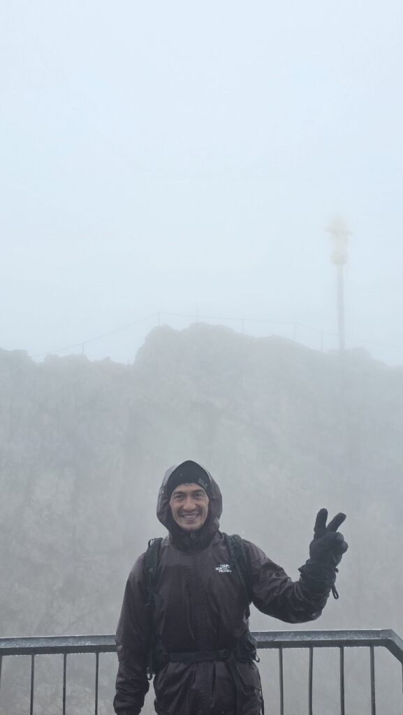 Germany — Zugspitze (2,962 m): Seven Hours in the Rain