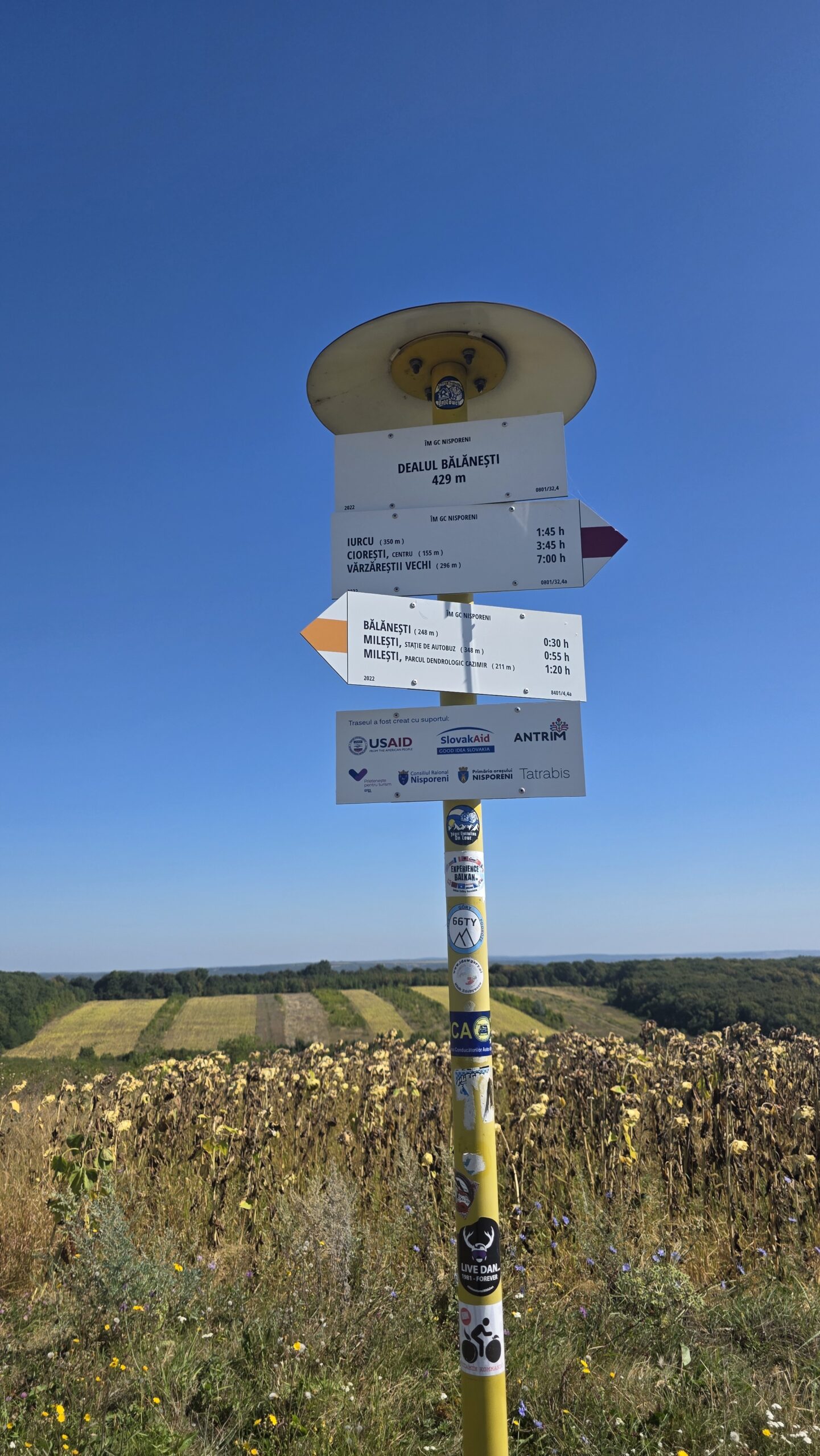 Moldova – Bălănești Hill (430 m)